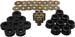 Energy Suspension 3-4126G 73-82 Chevy Corvette C3 Body Mount Bushing Kit Black