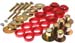 Energy Suspension 3-4142R 67-81 Camaro 67-75 Firebird Body Mount Bushings Red