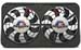 Flexalite 412 Universal dual electric fan 12" puller Low Profie S-blade