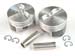 350 CHEVY Speed Pro Flat Top Pistons H631CP 5.7 Rod +60