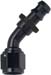 #8 Push Lock End 45 Black