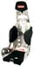 Kirkey 58 Series Lightweight 20* Layback Aluminum 15"" Racing Seat & Black Cover