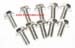 Zinc Plated Differential Cover Bolt Kit - 10 Bolt