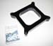 Phenolic 1" Open Hole 4 BBL Square Bore Carb Spacer + Studs
