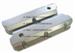 Small Block Ford Silver Powder Coated Aluminum Valve Covers - 289 302 351W SBF