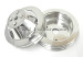 SBC Chevy 305 350 400 Billet Aluminum Water & Crank Pulley Set Long Water Pump