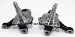 Ford Mustang II Pinto Forged Steel 1-Piece Steel Stock Height Spindles Pair