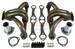 Chevy Street Rod Raw Steel Block Hugger Shorty Headers 327 350 383 400 SBC