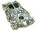 SBC CHEVY Dual Plane Polished Aluminum Intake Manifold