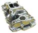SBC CHEVY Polished Air Gap Aluminum Intake Manifold