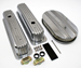 Chevy 350 Retro Half Finned Vortec & TBI Valve Covers Air Cleaner Dress Up Kit