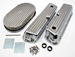  Ford 302 5.0L 351W Windsor Finned Polished Aluminum Valve Covers Air Cleaner Kit