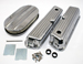 Ford 289 302 351W Finned Retro Aluminum Valve Covers & Air Cleaner Dress Up Kit