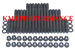 BBC Big  Block CHEVY Cylinder Head Stud Kit 454 GM
