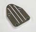 SBC CHEVY Polished Aluminum Fuel Pump Block Off Plate