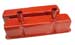 SBC Chevy Powder Coated Circle Track Valve Covers RED