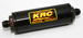 KRC 4708 BK -8AN Fittings Short Fuel Filter w/ Stainless Steel Element Kluhsman