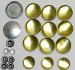 SBM MOPAR DODGE BRASS FREEZE FROST PLUG KIT 273 318 360