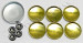 BBM MOPAR BRASS FREEZE FROST PLUG KIT 383 400 426 440