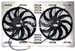 Dual Electric Fan Assembly with Aluminum Shroud