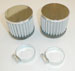 Chrome Valve Cover Breathers Non Shielded 1 3/8 Tube PAIR