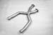 PaceSetter 82-1146 Off Road 2.5" X-Pipe for 96-04 Ford Mustang GT Cobra 4.6L V8