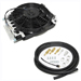 Remote Mount External Transmission Fluid Oil Cooler Kit With 10" Electric Fan