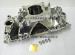 SBC Chevy High Rise Polished Aluminum EFI Intake Manifold 350 400