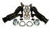 SBC Chevy C1500 K1500 Truck 88-95 Truck Headers Black