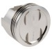 SB FORD 351W 351 WINDSOR FORGED PISTONS  P2446F-060
