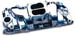 BBC Chevy Cyclone Oval Port Polished Aluminum Intake