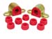 1987-1996 Jeep Wrangler 1 1/8 1.125 inch Diameter Sway Bar Bushing Kit Red Poly