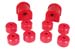 1993-1998 Jeep Grand Cherokee 5/8" Diameter Rear Sway Bar Bushing Kit Red Poly