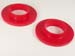 1970-83 AMC Matador Hornet Spirit  Front Upper Coil Spring Isolators  Red Poly