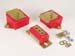 1974-1985 Wagoneer Cherokee Motor Mounts Transmission Mount Red Polyurethane