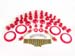 1964-69 AMC American 68-69 AMX Javelin Complete Suspension Bushing Kit Red