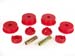 95-99 Mitsubishi Eclipse Eagle Talon 4 Cyl Motor Mount Inserts FWD AWD Red Poly