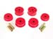 2000-2005 Mitsubishi Eclipse 3.0L V6 Motor Mount Insert Set Red Polyurethane