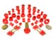 1970-1973 Nissan 240Z Complete Suspension Bushing Kit Red Polyurethane