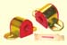 Universal 11/16 Sway Bar Bushings Front Rear Mount 2.625"-3.625" Bolt Center Red