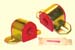 Universal 1 1/4" Sway Bar Bushing Kit Front Rear Custom Fitment Red Polyurethane
