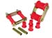1970-1976 Cuda Challenger Duster Demon Leaf Spring Bushings Shackles Red Poly