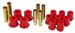 1980-96 F150 F250 F350 2WD 4WD Molded Leaf Spring Eye Shackle Bushings Red Poly