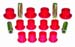 1997-2003 Ford F-150 2WD 4WD Pickup Rear Leaf Spring Bushings Red Polyurethane