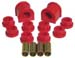 1999-04 F250 SuperDuty 4WD 32mm Front Sway Bar Endlink Bushing Kit Red Poly