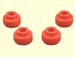 1966-1979 Ford Bronco 2WD 4WD Radius Arm Bushing Kit Red Polyurethane