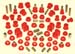 1999-04 Ford 4WD F-250 Super Duty Complete Suspension Bushing Kit Red Poly