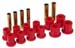 1971-87 Chevy GMC K10 K20 K30 Front Spring Eye Shackle Bushing Kit Red Poly