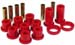 1982-04 GM S10 S15 Pickup Blazer Jimmy Bravada Rr Leaf Spring Bushings Red Poly