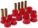 1988-99 GM Pickup Tahoe Suburban 1 3/8" Eye Rear Leaf Spring Bushings Red Poly